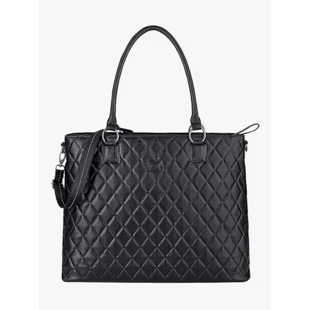 Solo New York Tote Bag for Women - Handbag Laptop Padded Compartment, Quilted